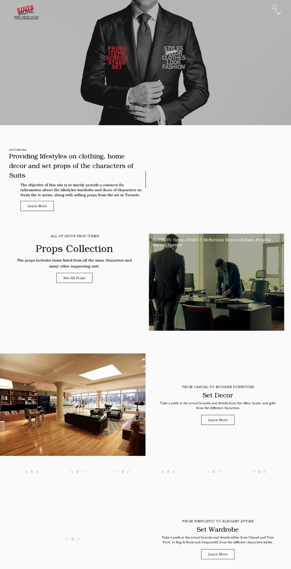 suitsmore.com shopify website screenshot