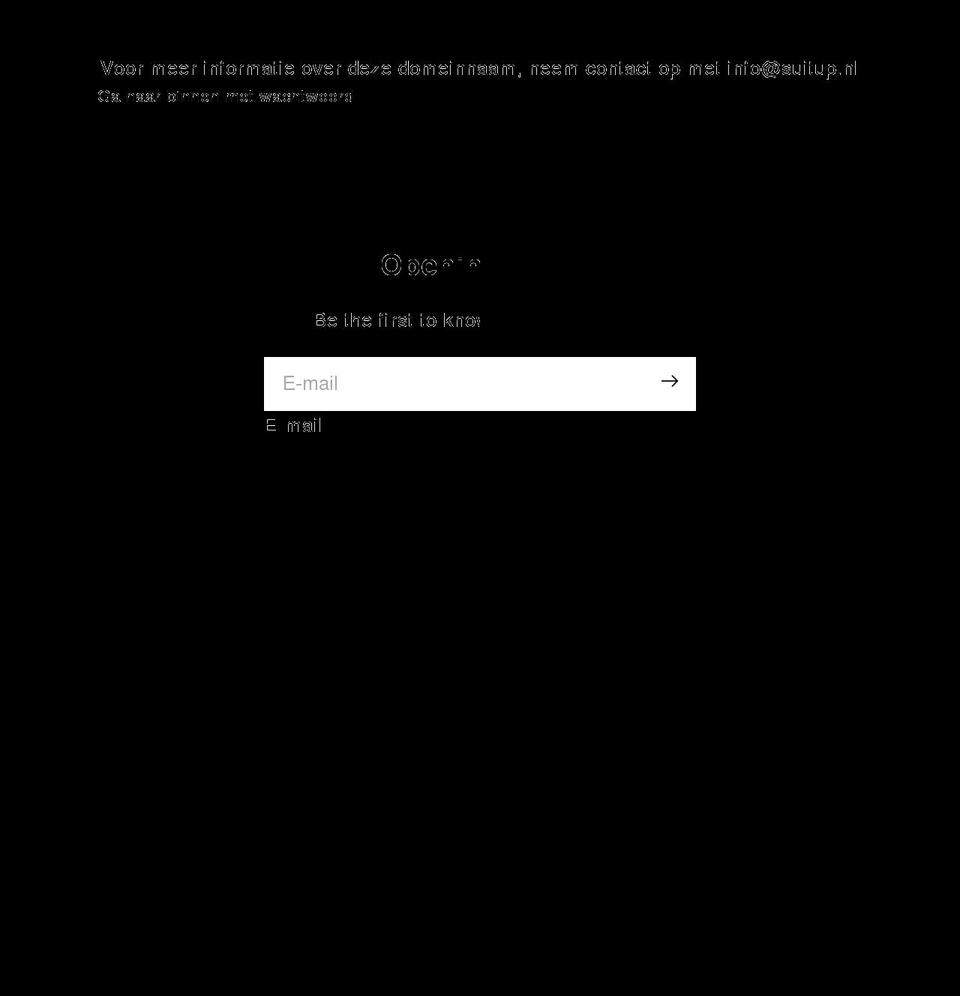 suitup.nl shopify website screenshot