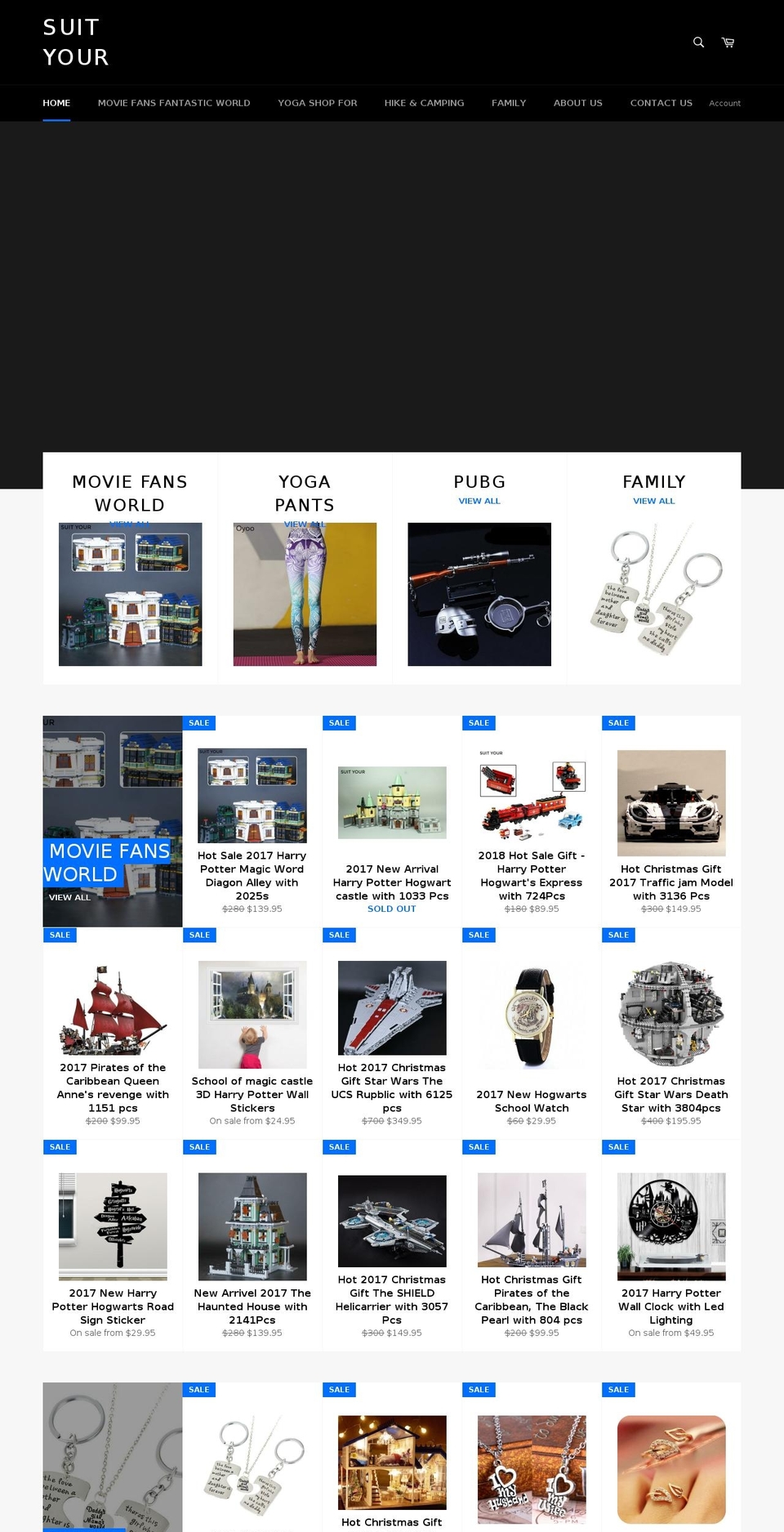 suityour.com — Shopify storefront screenshot