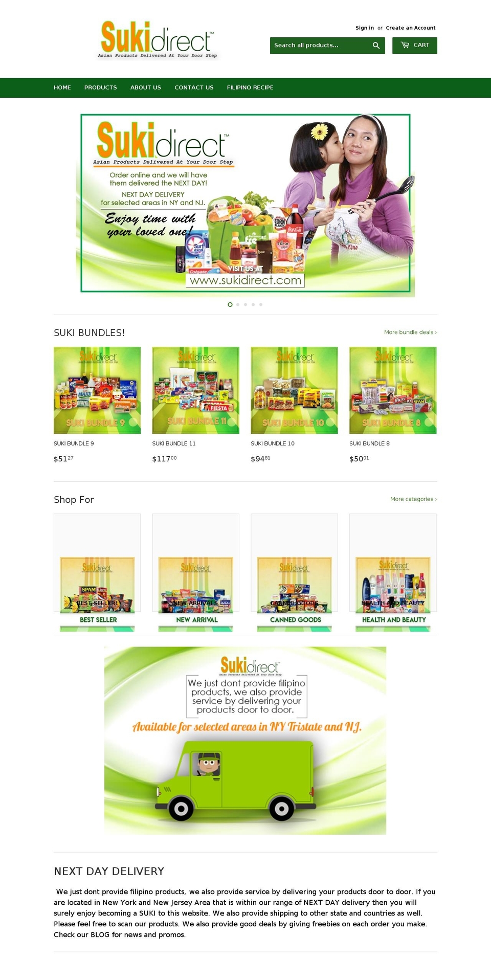 sukidirect.com shopify website screenshot