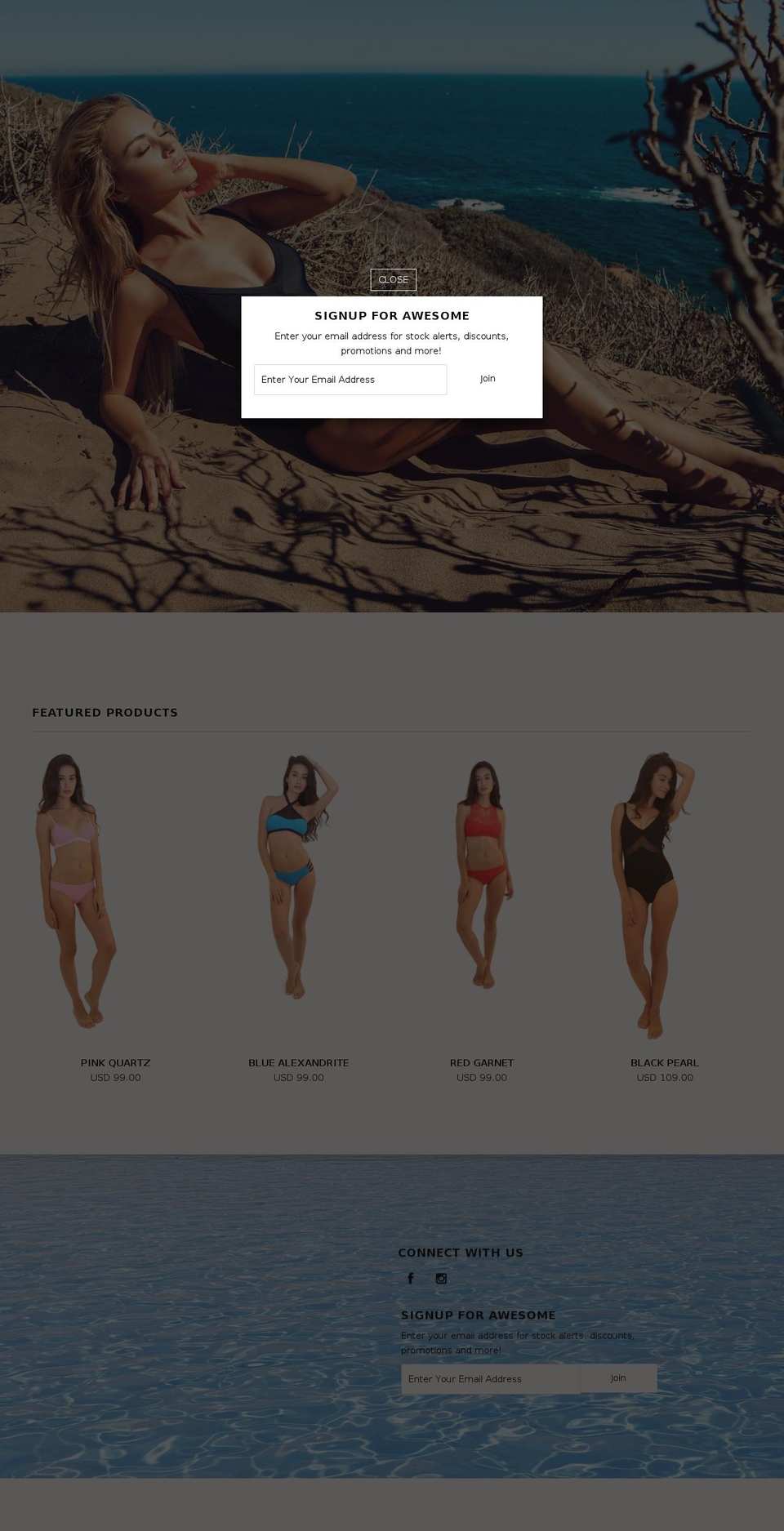 sukigiswim.com shopify website screenshot