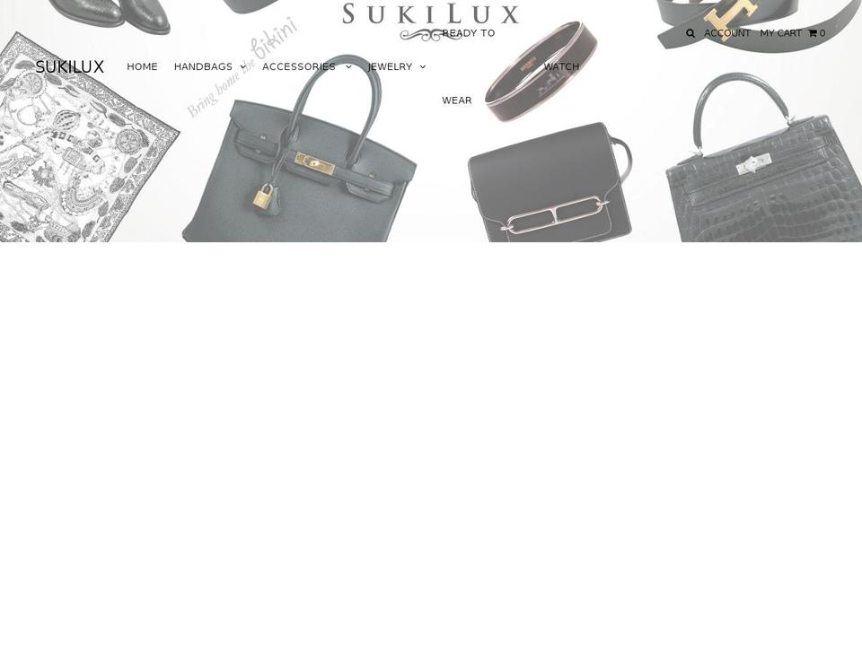 sukilux.com shopify website screenshot