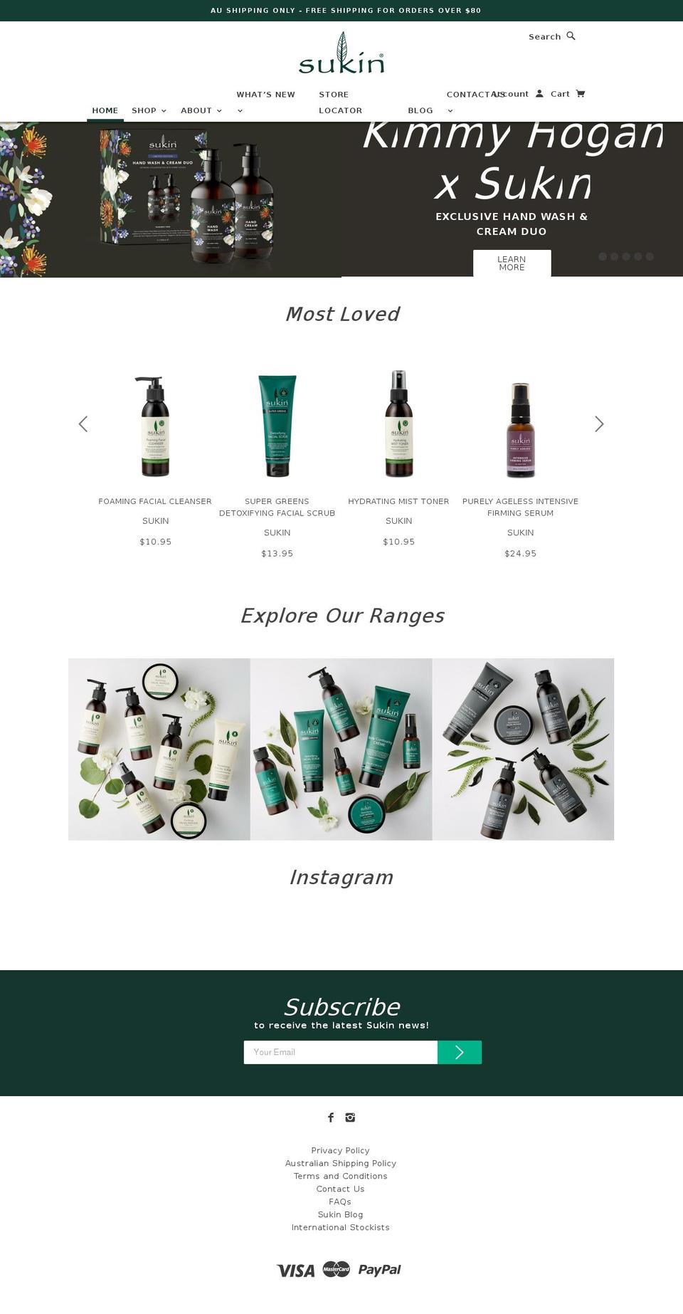 Sukin - Scorch Edit 2017 Shopify theme site example sukinorganicschina.com