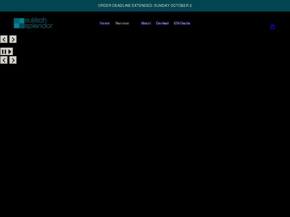 sukkahsplendor.com shopify website screenshot