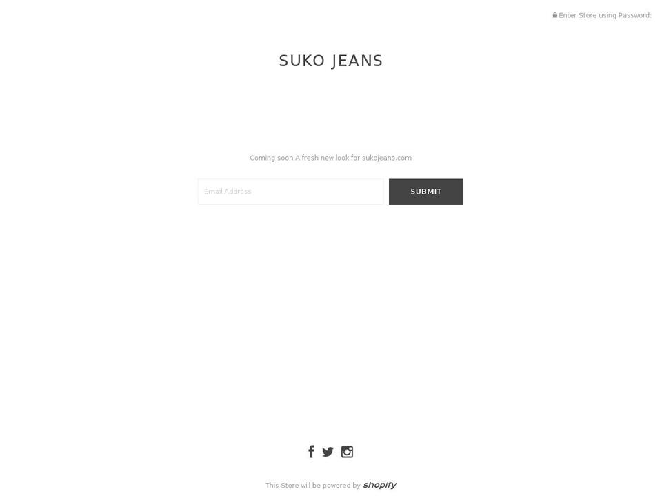 sukostyle.com — Shopify storefront screenshot