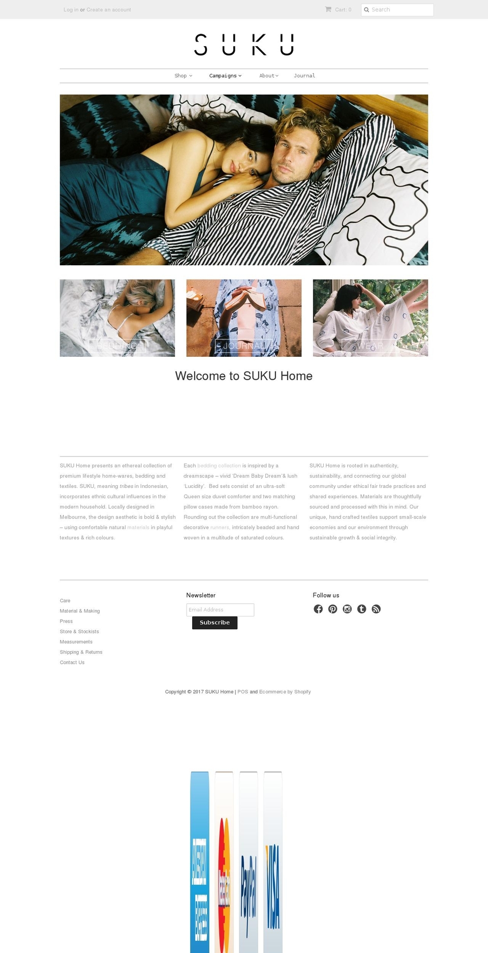 sukuhome.com shopify website screenshot