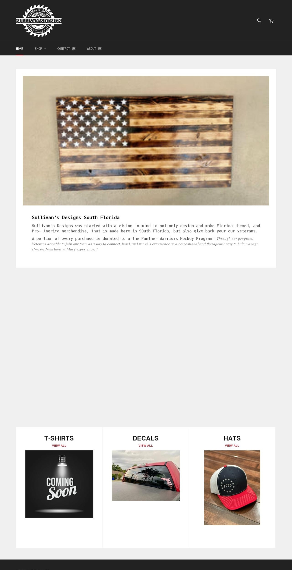 sullivansdesign.com shopify website screenshot