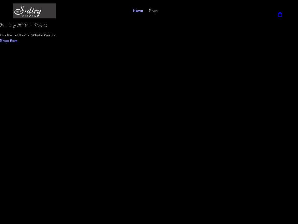 sultryaffairstyle.com shopify website screenshot
