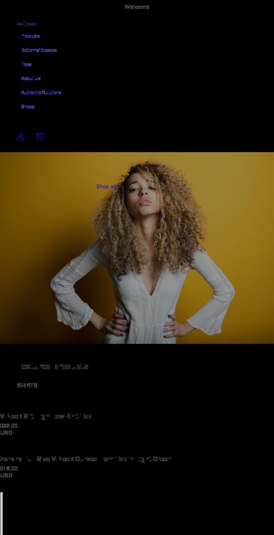 sulutions.shop shopify website screenshot