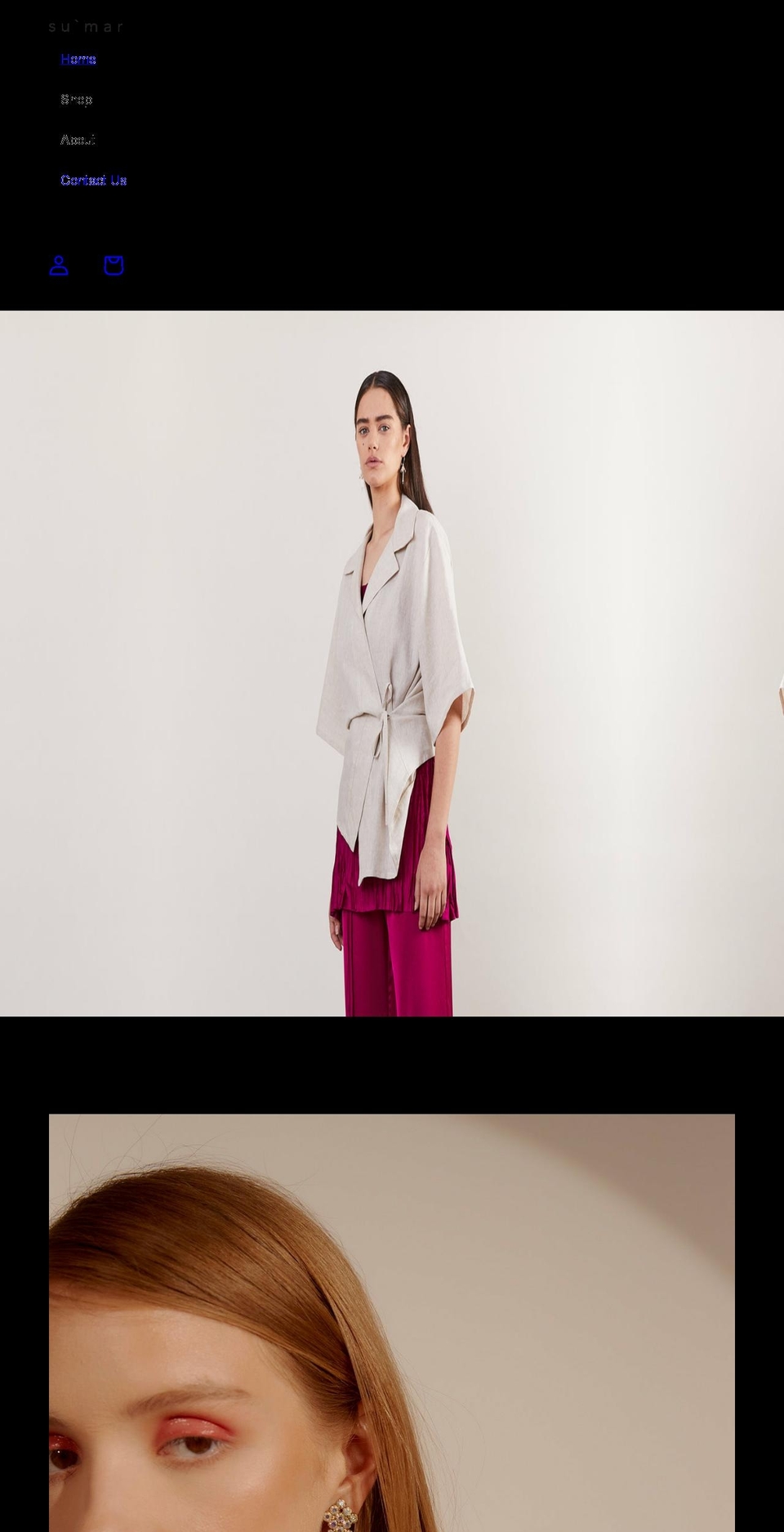 sumarthelabel.com shopify website screenshot