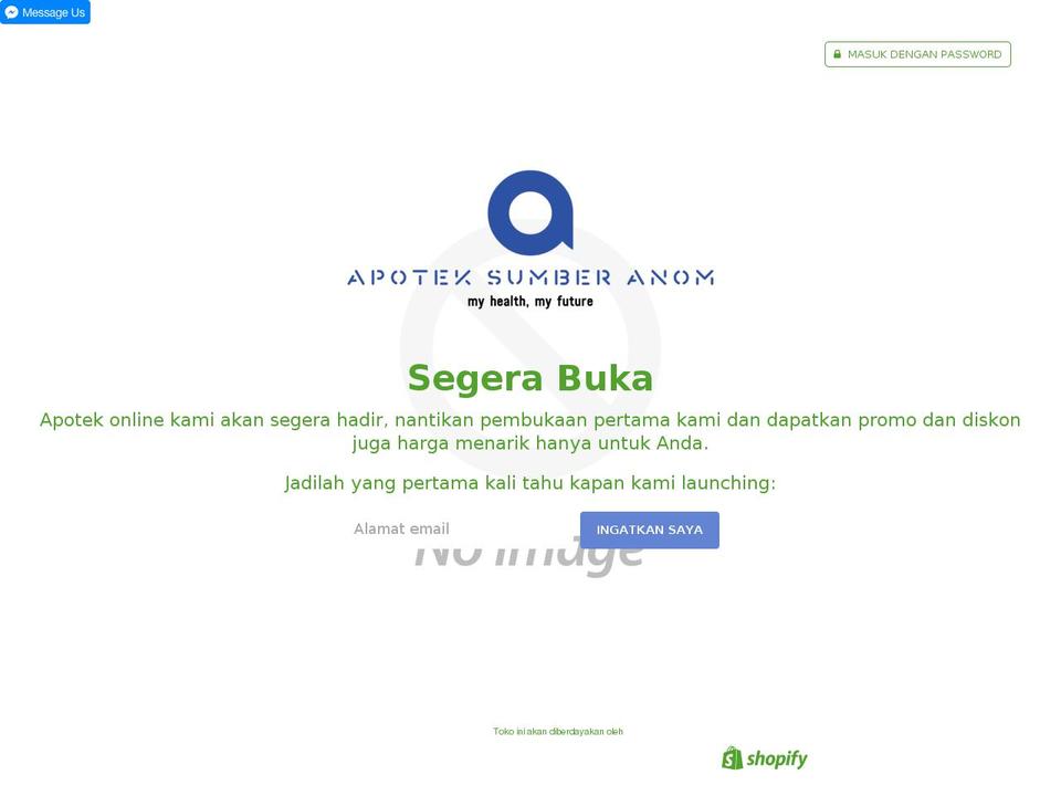 sumberanom.com shopify website screenshot