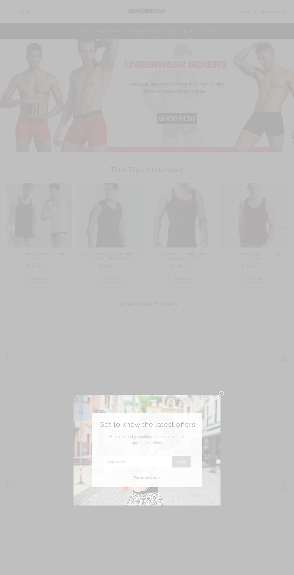 thewebsecret Shopify theme site example sumbwear.com