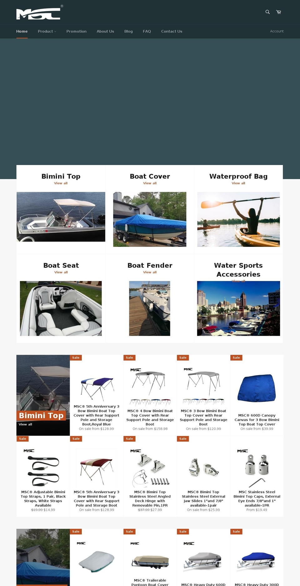 summatesmarine.com shopify website screenshot