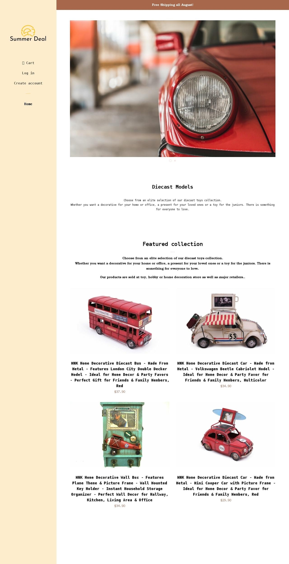summer-deal.com — Shopify storefront screenshot