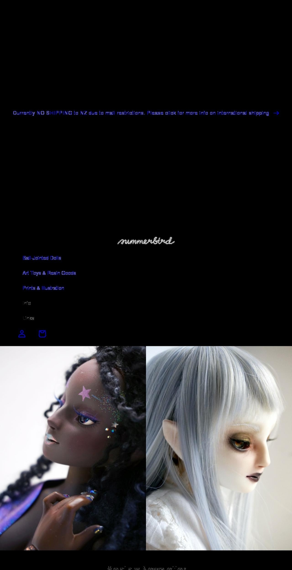 summerbirdbjd.com — Shopify storefront screenshot