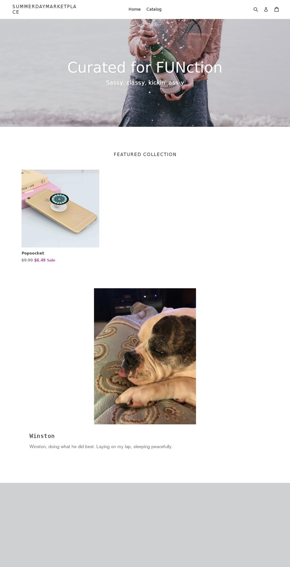 summerdaymarketplace.com — Shopify storefront screenshot