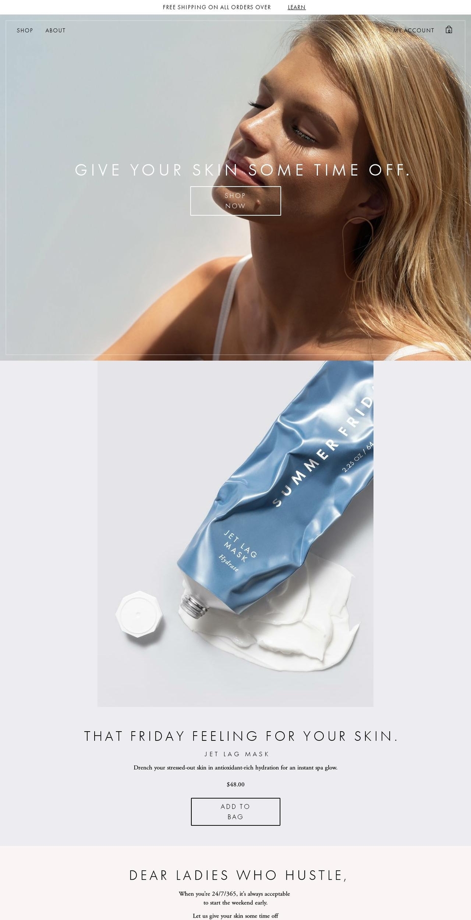 summer-friday Shopify theme site example summerfridaysbeauty.com