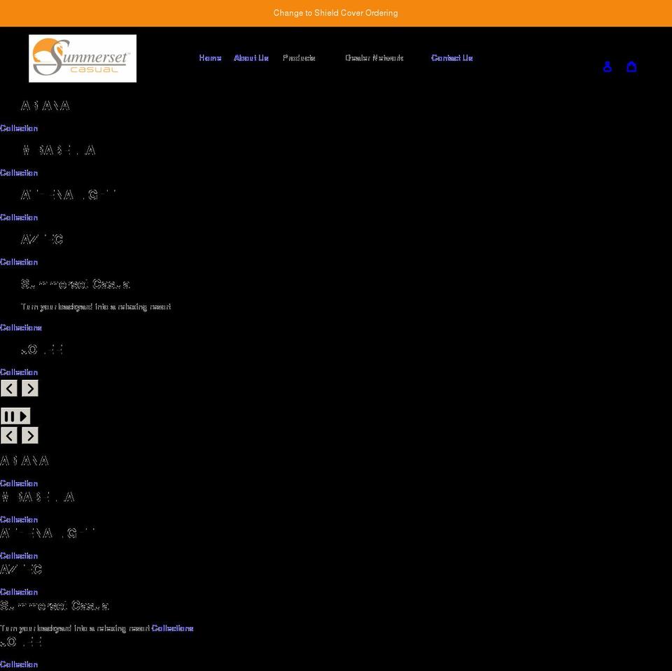 summersetcasual.com shopify website screenshot
