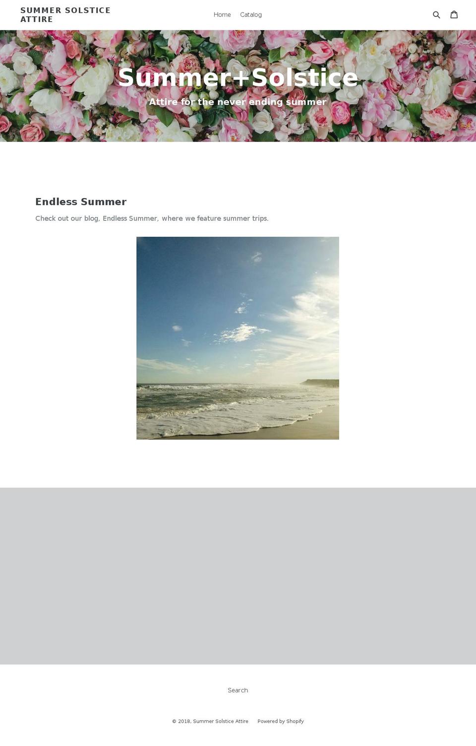 summersolsticeattire.com — Shopify storefront screenshot