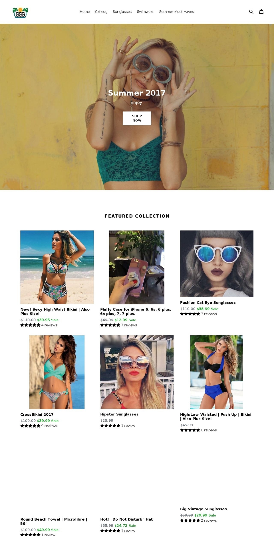 summersummersummer.com — Shopify storefront screenshot