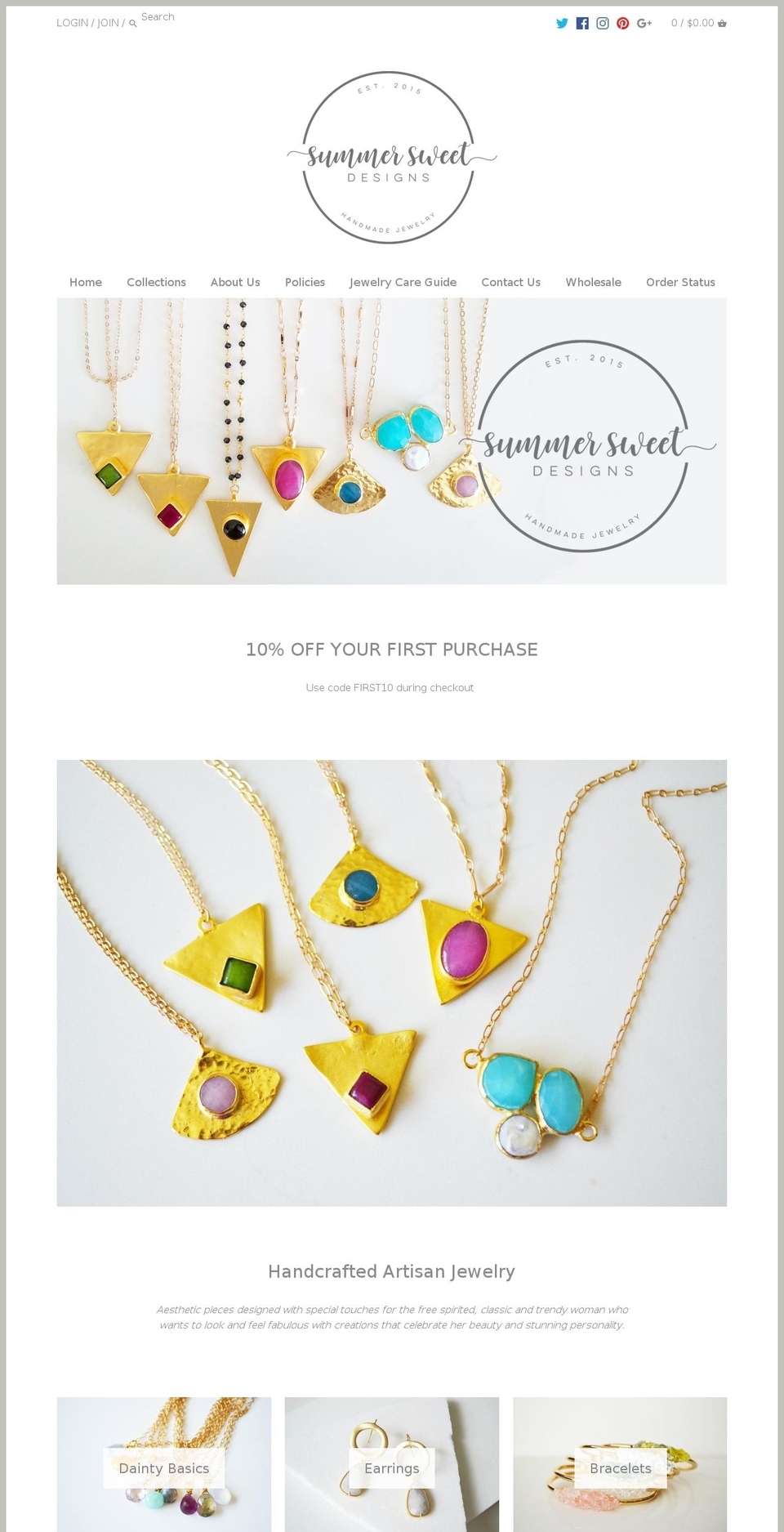 summersweetd.com shopify website screenshot