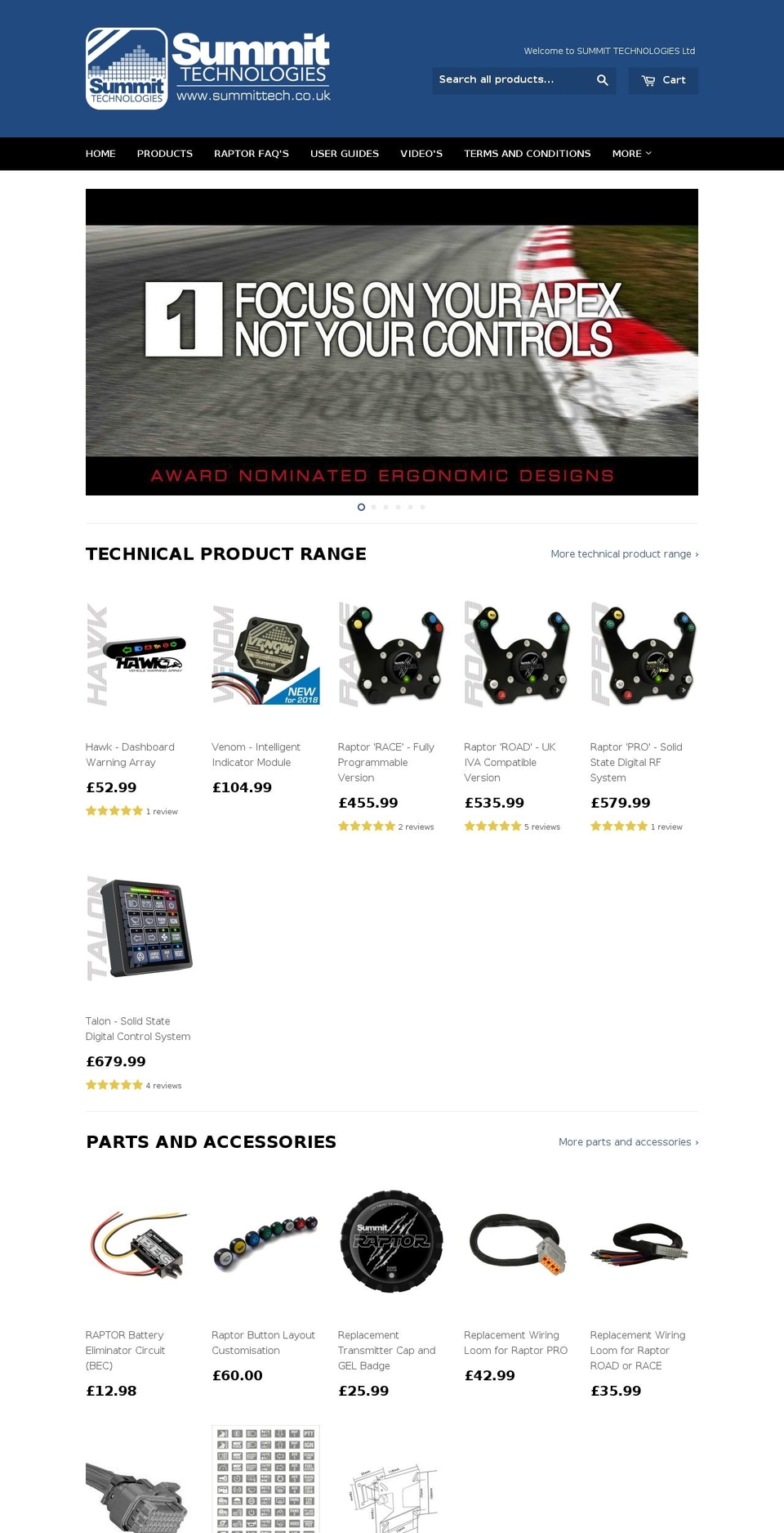 summit-technologies.myshopify.com shopify website screenshot