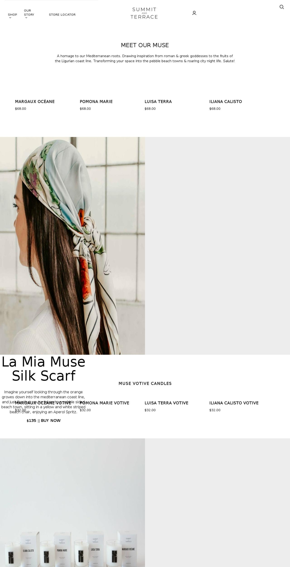 summitandterrace.com shopify website screenshot