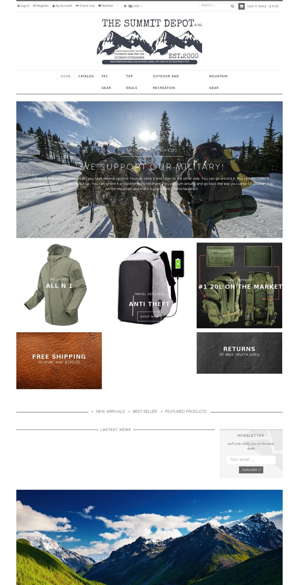 summitdepot.com — Shopify storefront screenshot