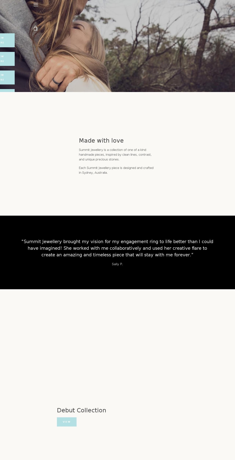 summitjewellery.com shopify website screenshot