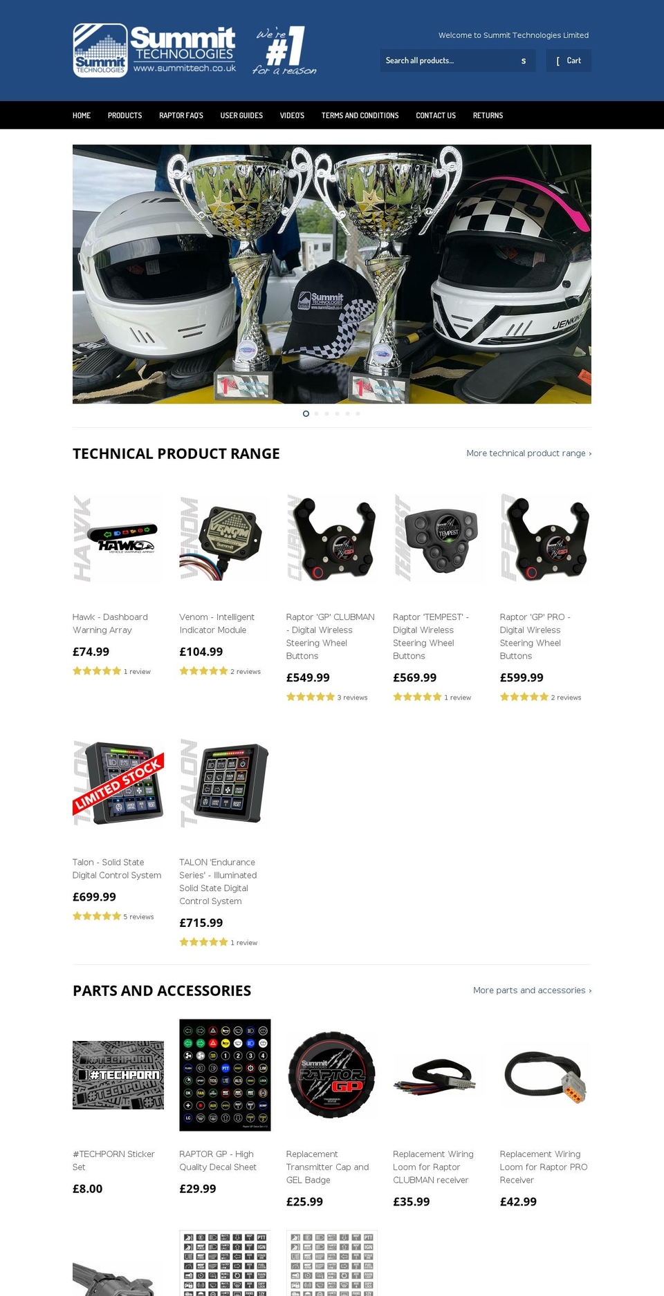 summittech.co.uk shopify website screenshot