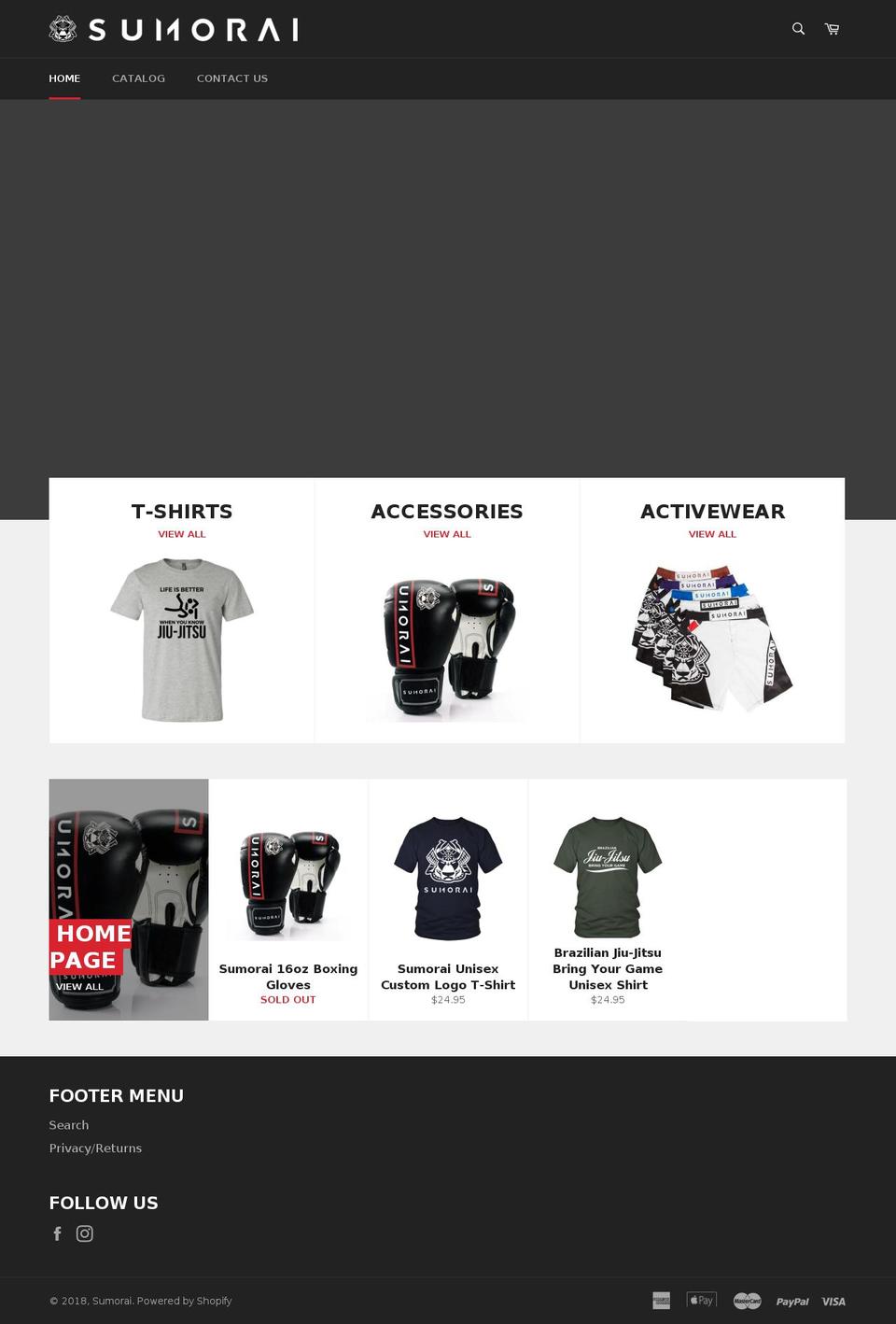 sumoraiperformance.com — Shopify storefront screenshot