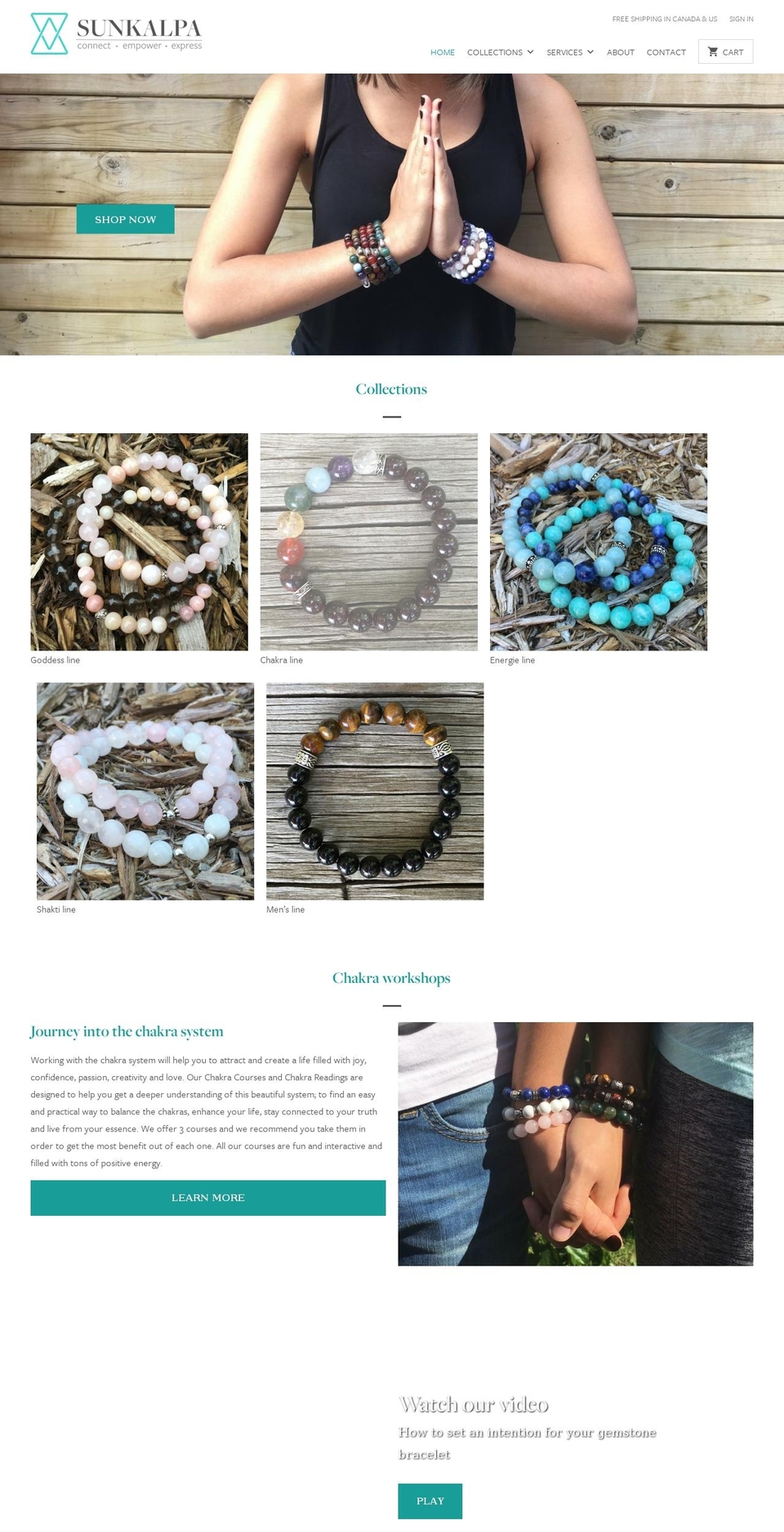 sun-kalpa.com — Shopify storefront screenshot
