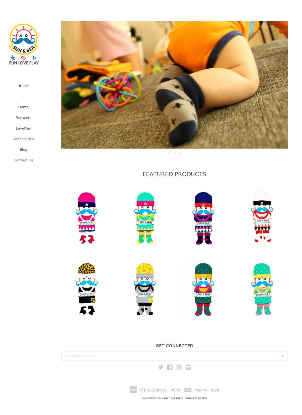 sun-n-sea-baby.com shopify website screenshot
