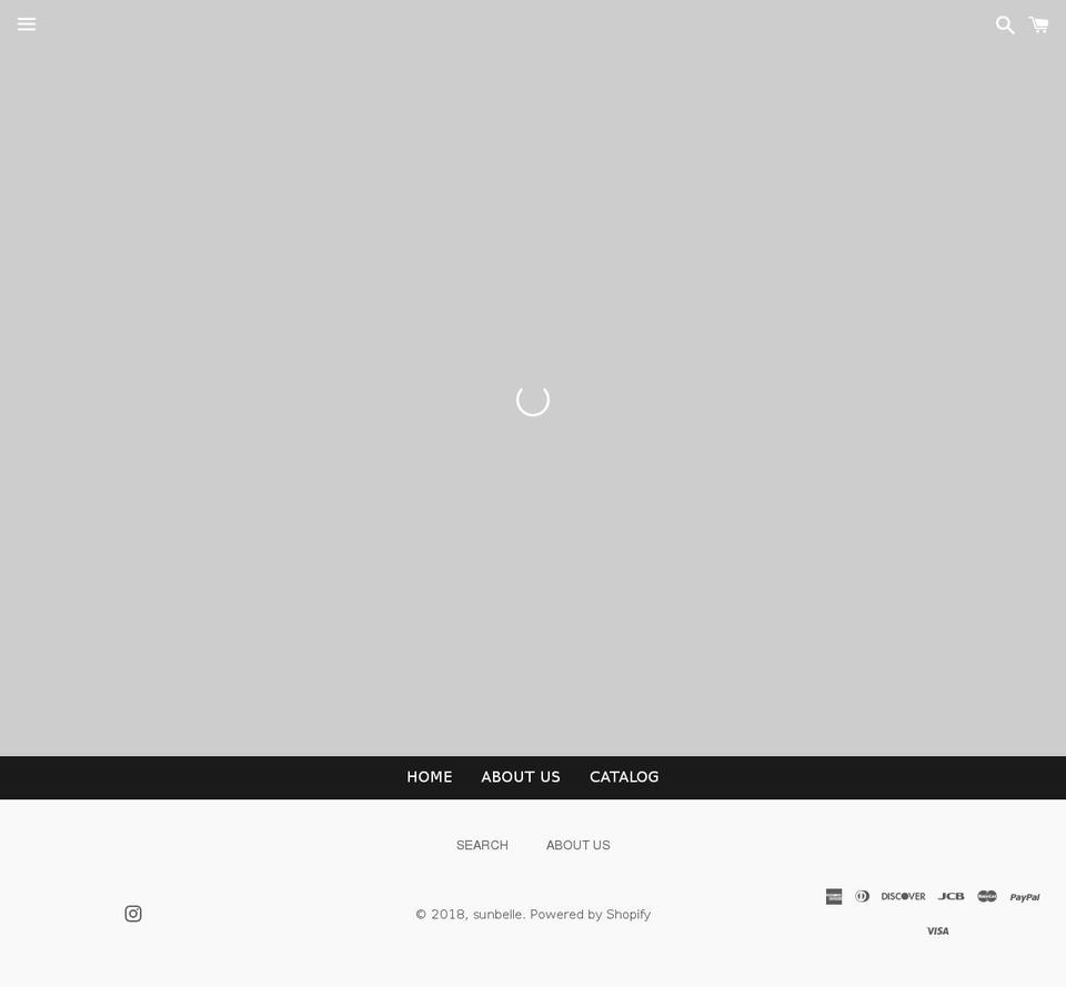 sunbelle.net shopify website screenshot