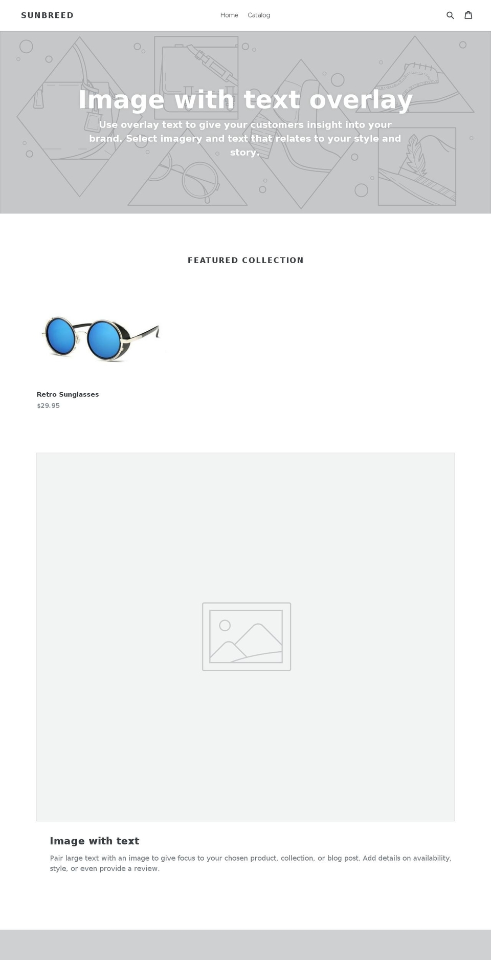 sunbreed.com shopify website screenshot