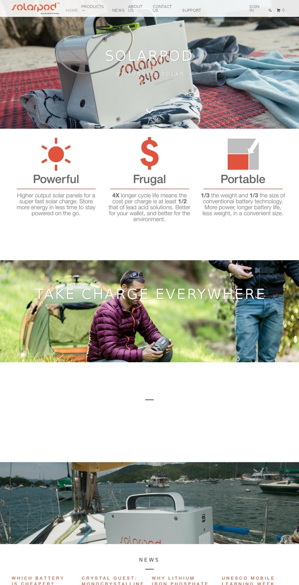 suncart.com — Shopify storefront screenshot