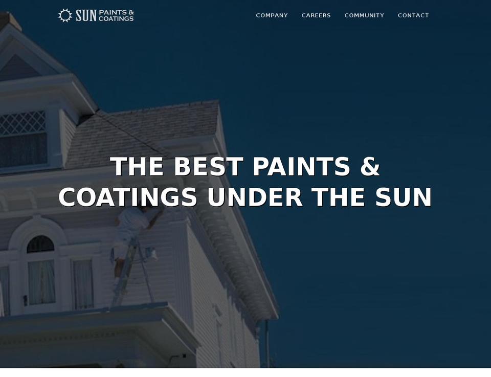 suncoatings.com — Shopify storefront screenshot