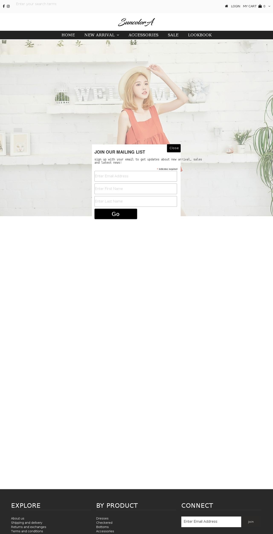 suncolora.com — Shopify storefront screenshot