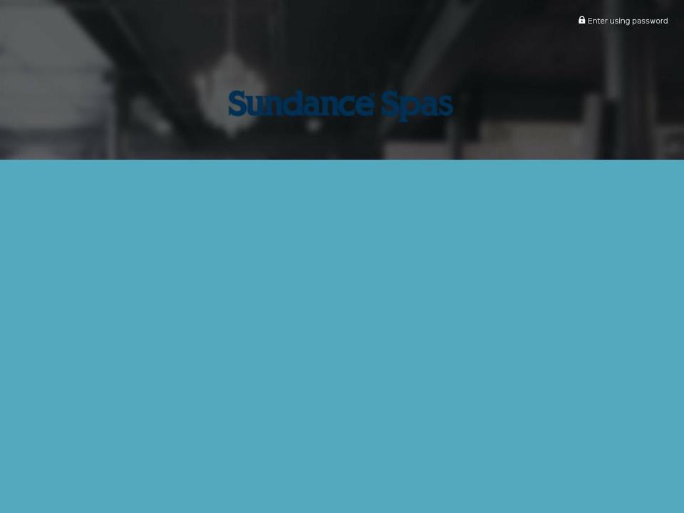 sundancespasrvd.com — Shopify storefront screenshot