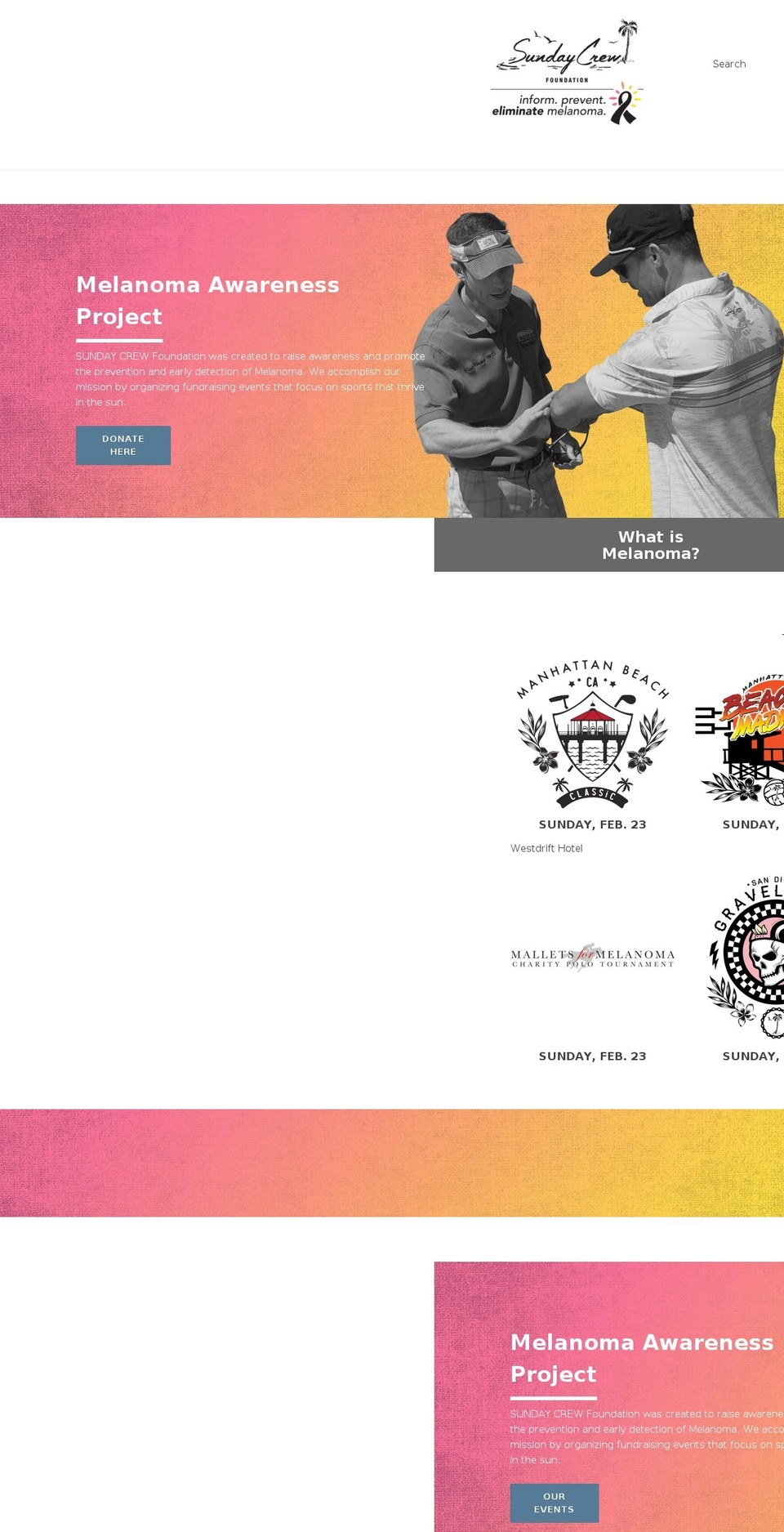 sundaycrew.org shopify website screenshot