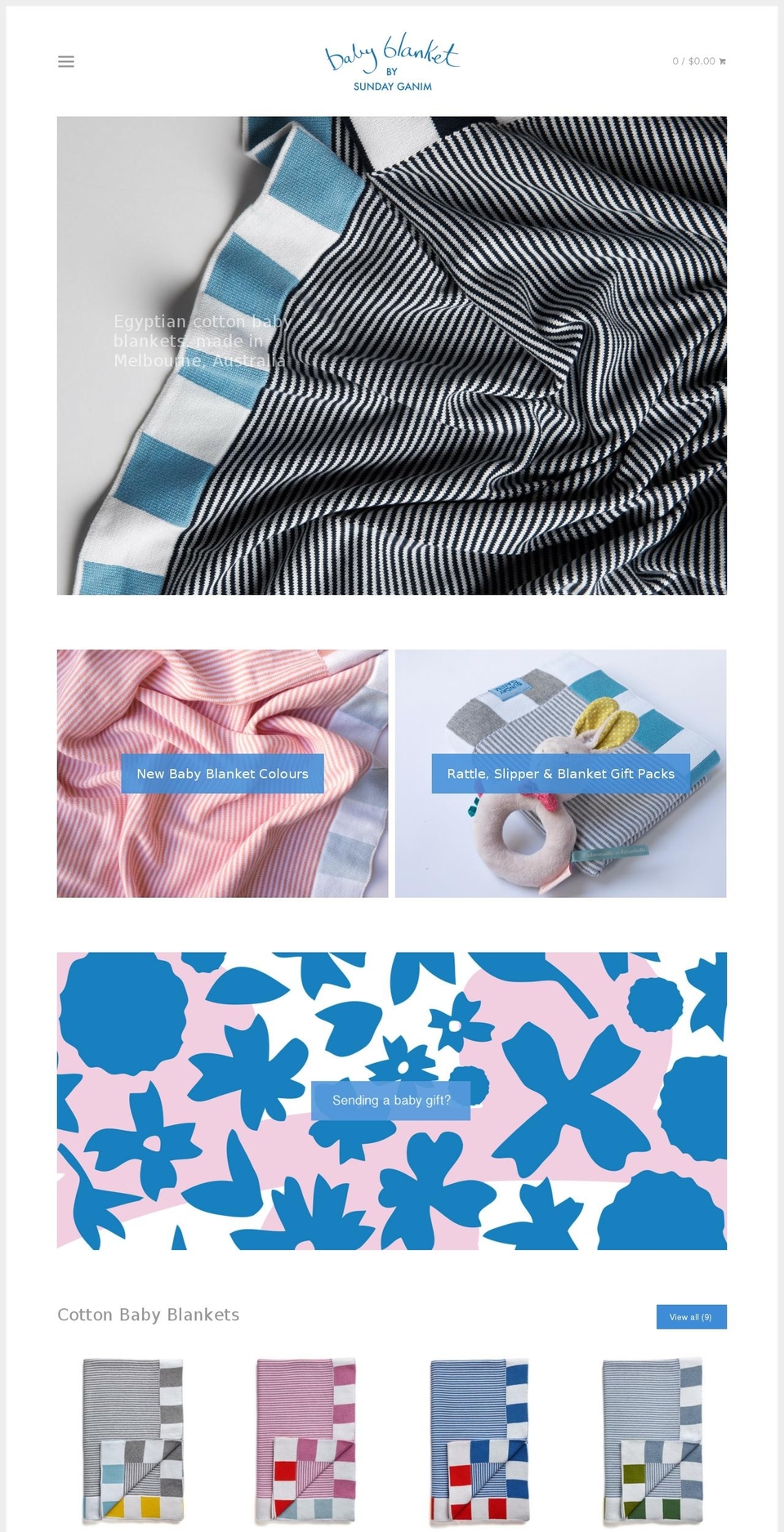 sundayganim.com shopify website screenshot