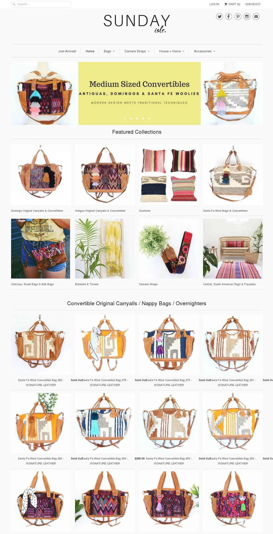 sundayisle.com — Shopify storefront screenshot