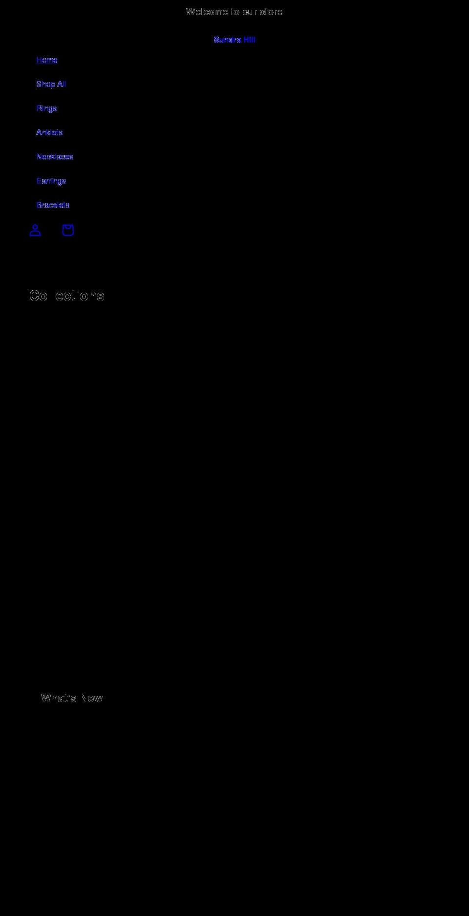 sundrahill.com shopify website screenshot