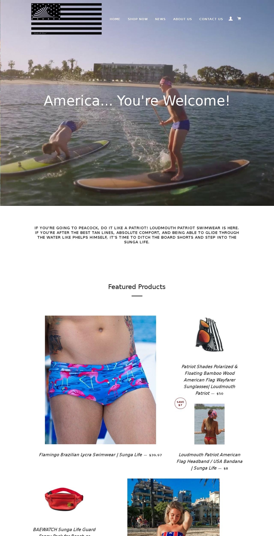 sungalife.com shopify website screenshot