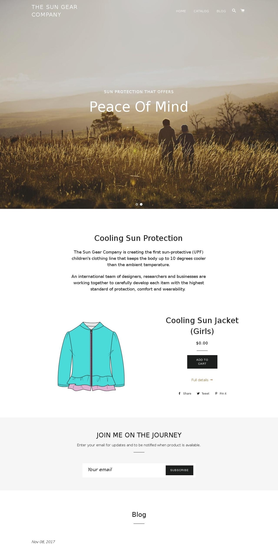 sungearco.com — Shopify storefront screenshot