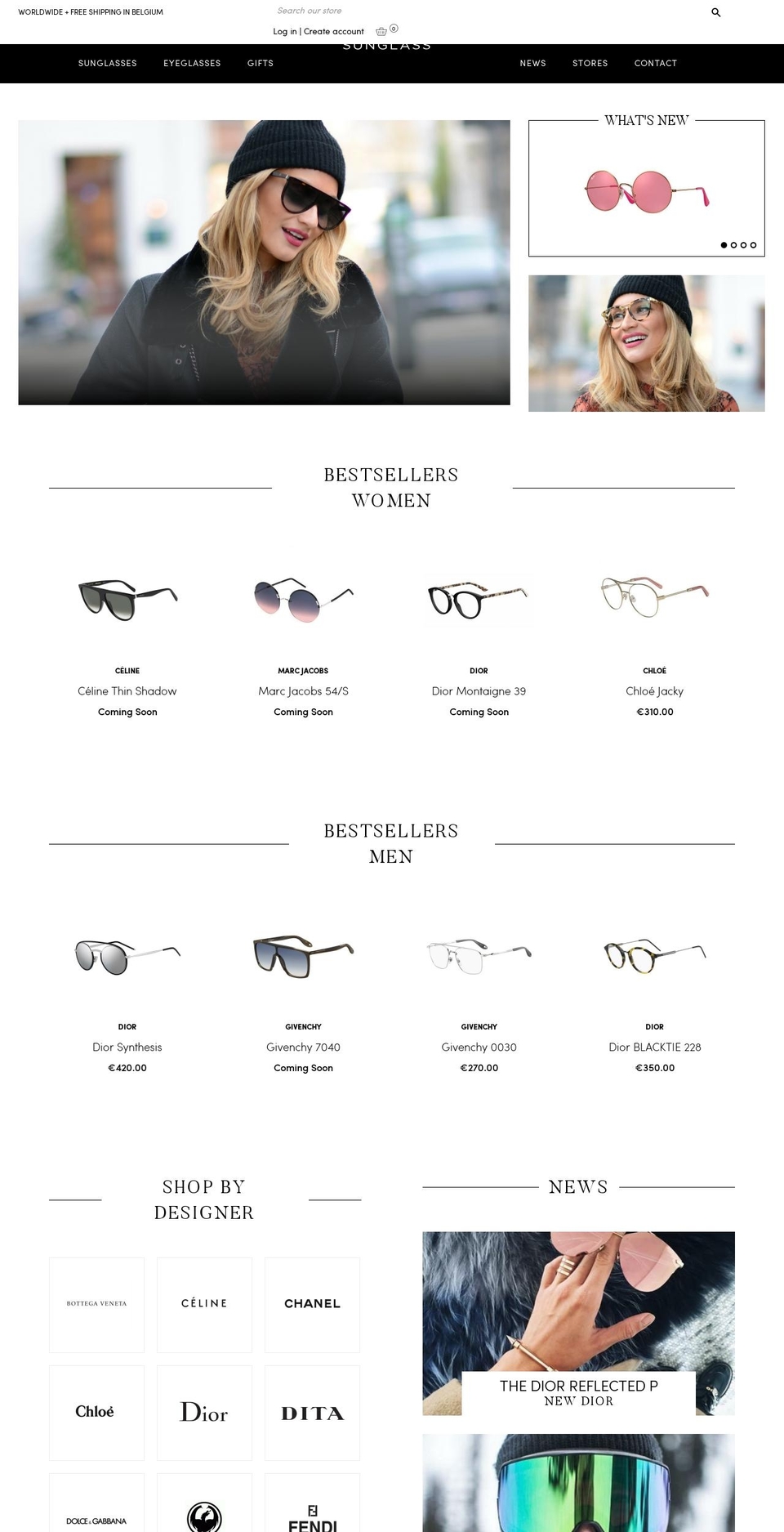 Sunglass Avenue 2017 Shopify theme site example sunglass-avenue.com