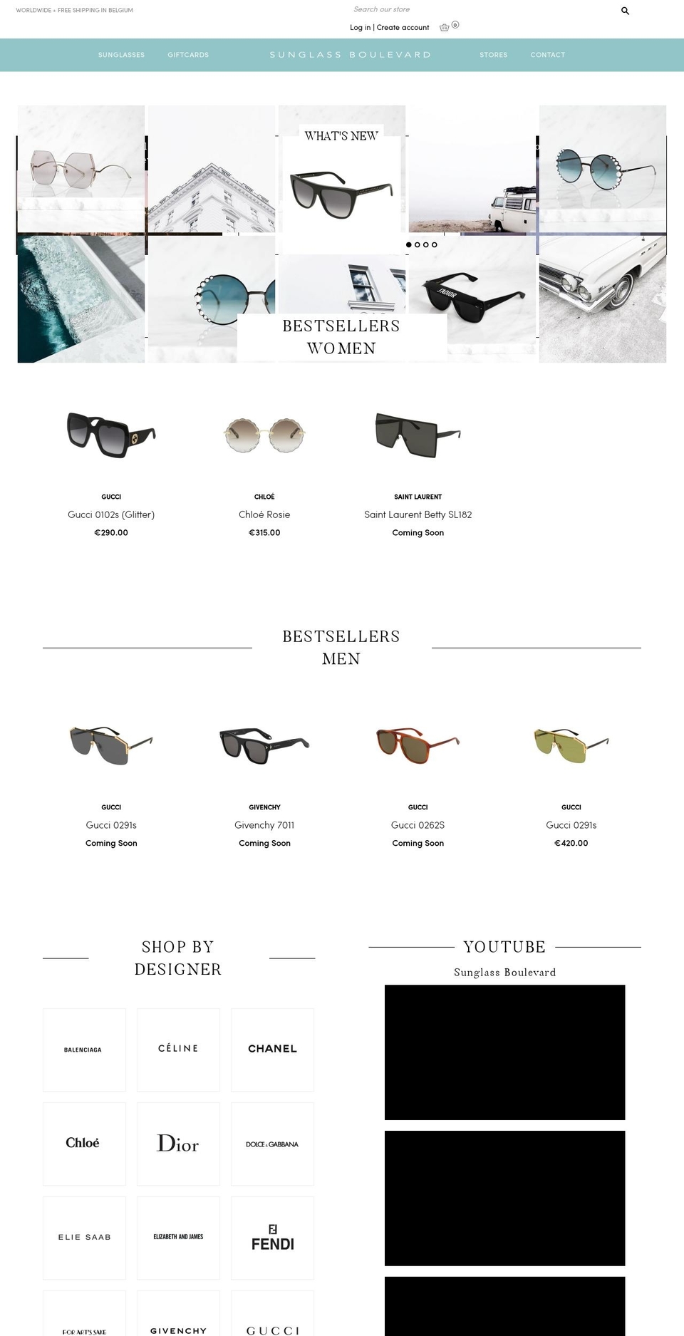 Sunglass Avenue 2017 Shopify theme site example sunglass-boulevard.com