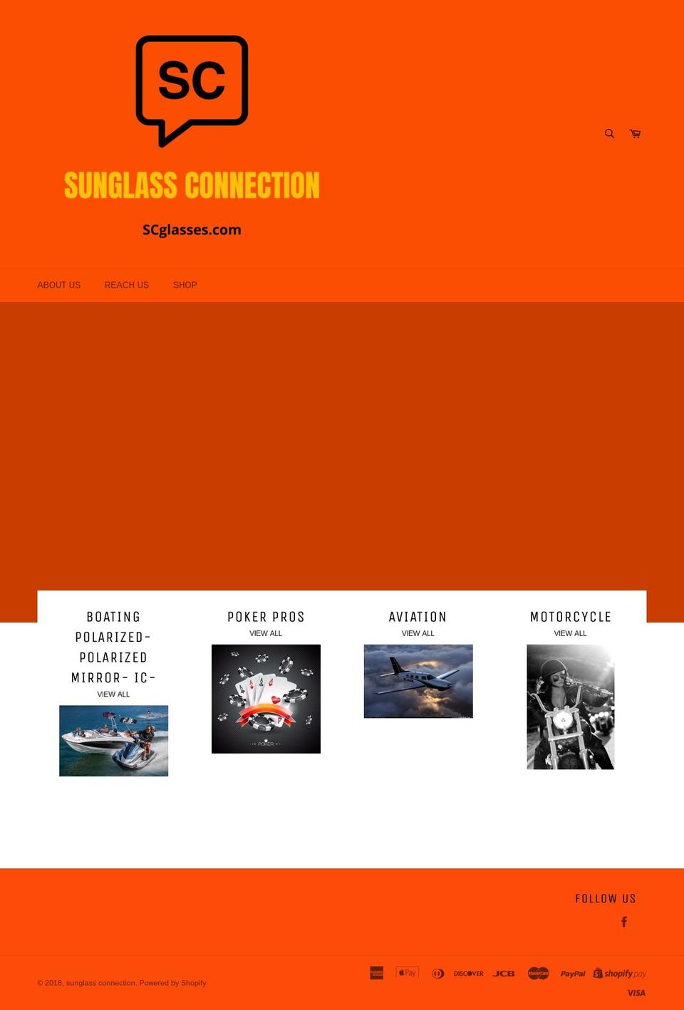 sunglassconnection.biz shopify website screenshot