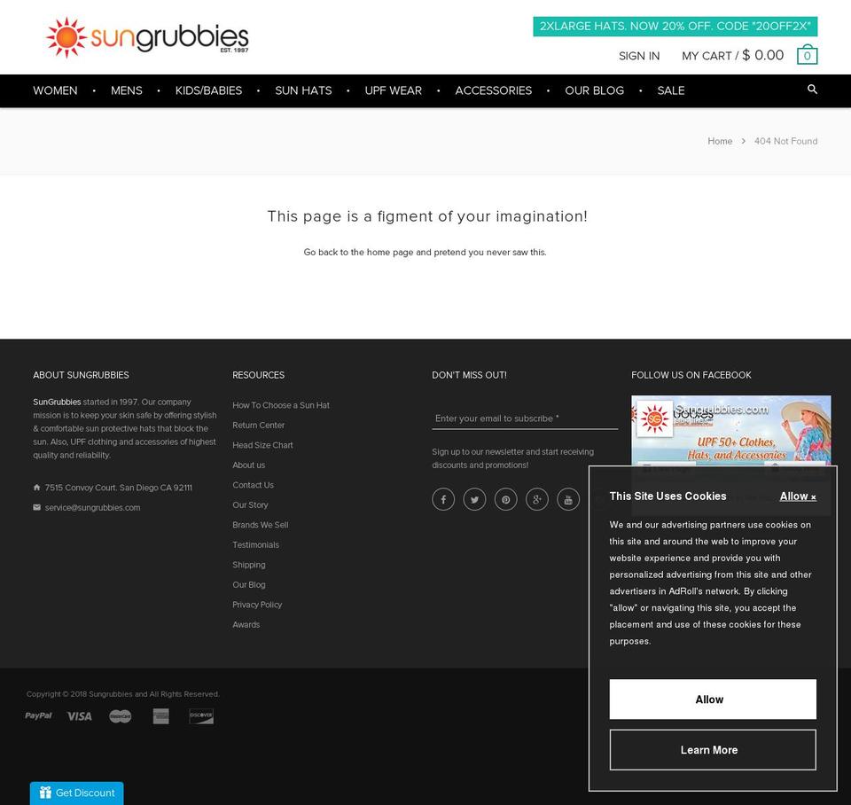 sungrubbies Shopify theme site example sungrubbies.org