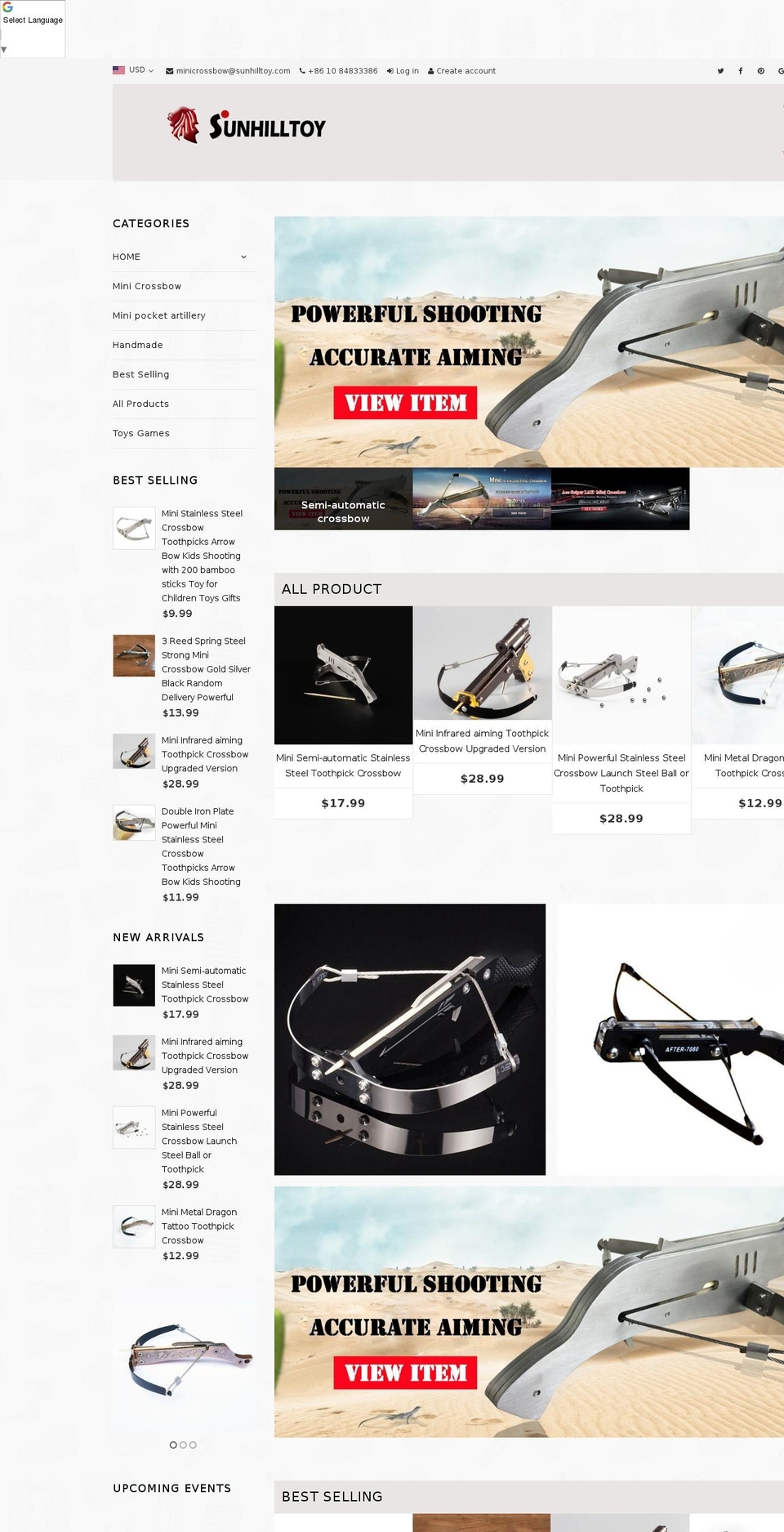 sunhilltoy.com shopify website screenshot